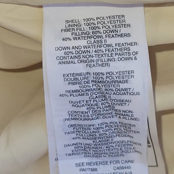 J Crew Vest 60% Down 40% Feather Size M side zips with pockets Full zip Beige - Picture 9 of 12